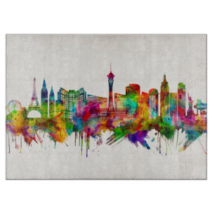Las Vegas Nevada Skyline Schneidebrett