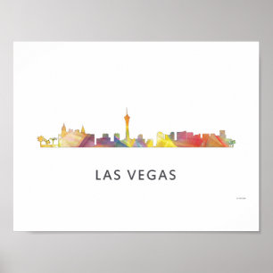LAS VEGAS, NEVADA SKYLINE WB1 - POSTER