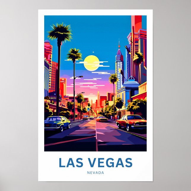 Las Vegas Nevada Travel Print Poster (Vorne)