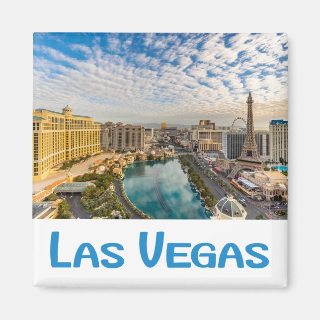 Las Vegas Nevada Travel USA Staaten Magnet (Vorne)