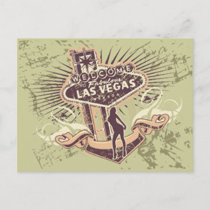 Las Vegas Nevada Tshirts und Geschenke Postkarte