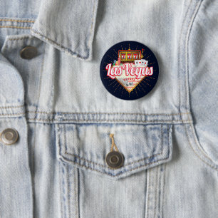 Las Vegas Nevada United Staaten Casino Vintag USA Button