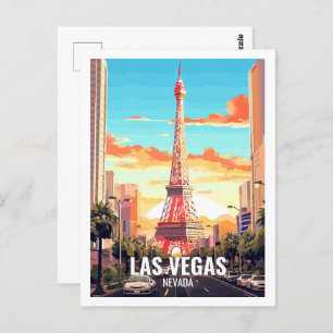 Las Vegas Nevada USA Famous Travel Places Postkarte