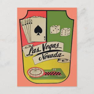 Las Vegas, Nevada Vintage-Reisepostkarte Postkarte
