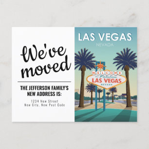 Las Vegas Nevada Willkommensschild Vintage Wir sin Postkarte