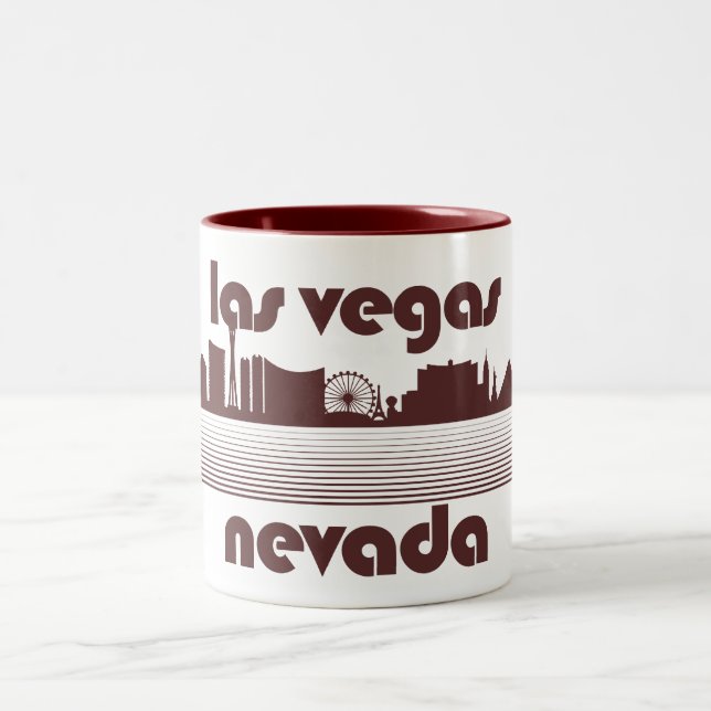 Las Vegas Nevada Zweifarbige Tasse (Mittel)