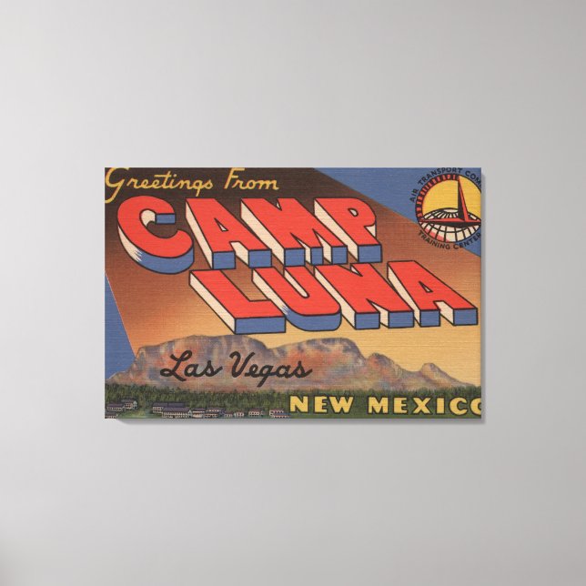 Las Vegas, New Mexico - Camp Luna Leinwanddruck (Vorderseite)