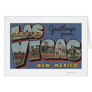 Las Vegas, New Mexiko - große Buchstabe-Szenen