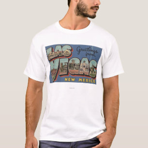 Las Vegas, New Mexiko - große Buchstabe-Szenen 2 T-Shirt