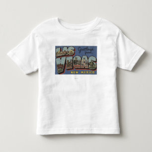 Las Vegas, New Mexiko - große Buchstabe-Szenen Kleinkind T-shirt