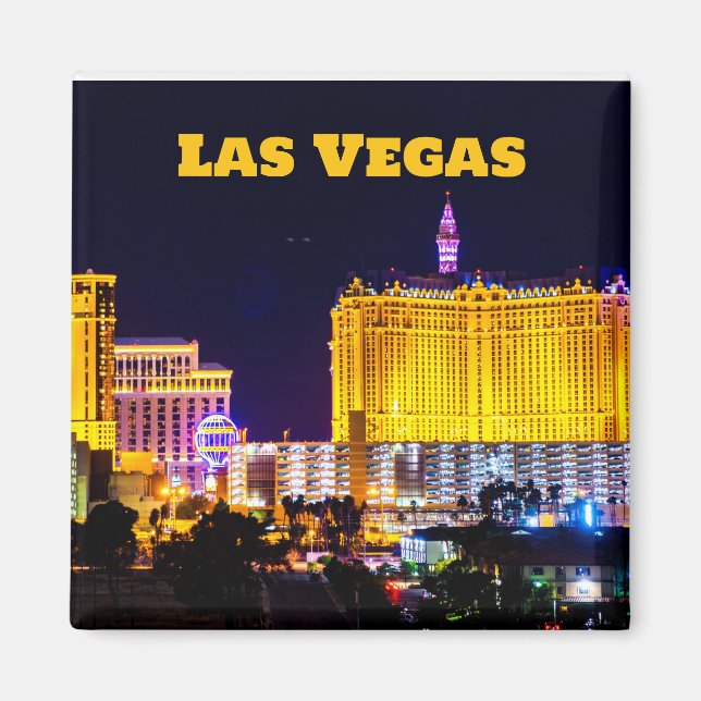 Las Vegas Night Lights Magnet (Vorne)