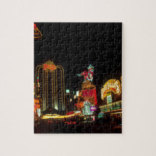 Las Vegas Night Time Neo Lights Casinos Unterschre Puzzle