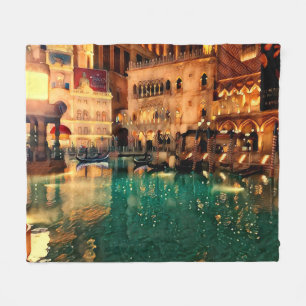 Las Vegas Nights Casino Originale Abstrakte Kunst Fleecedecke