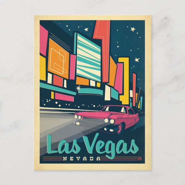 Las Vegas, NV Postkarte (Vorderseite)