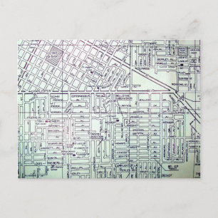 Las Vegas, NV Vintage Karte