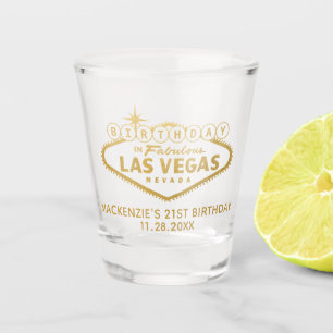 Las Vegas Personalisiert Birthday Party Gefallen Schnapsglas