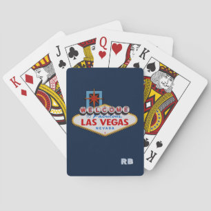Las Vegas Playing Cards mit/ohne Initialen oder Na Spielkarten