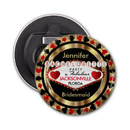 Las Vegas Poker Chip - Junggeselinnen-Abschied Flaschenöffner