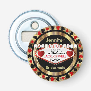 Las Vegas Poker Chip - Junggeselinnen-Abschied Flaschenöffner