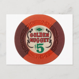 Las Vegas Poker Spielspazierweg Postkarte