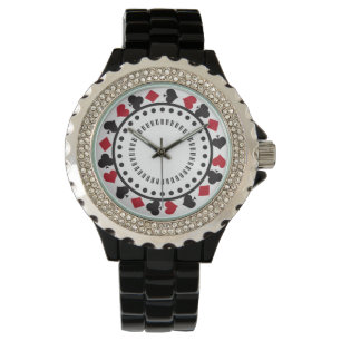 Las Vegas Poker Style Design Armbanduhr