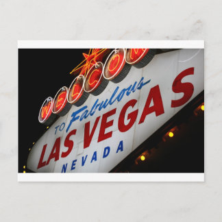 Las Vegas Post Card Postkarte