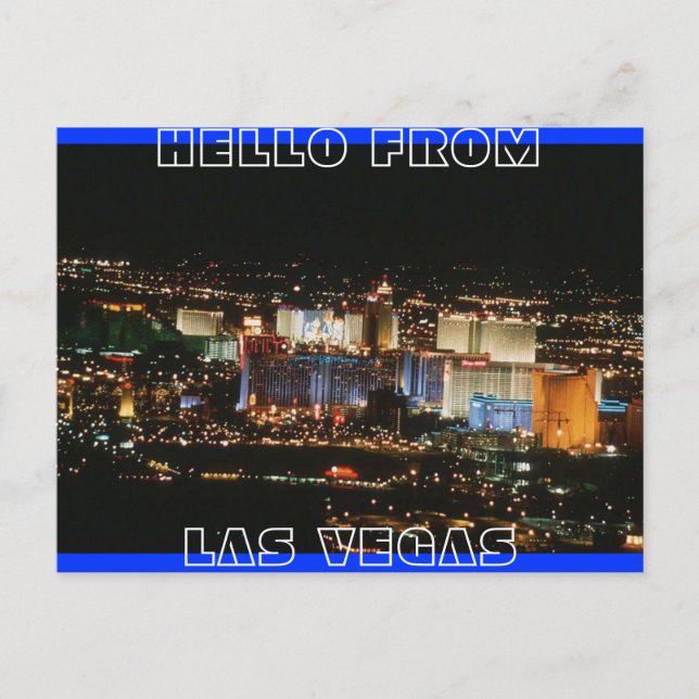 Las vegas post card postkarte (Vorderseite)