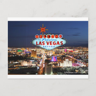 Las Vegas Post Card Postkarte