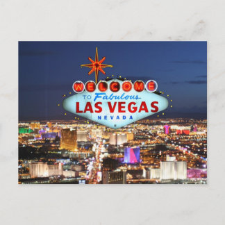 Las Vegas Post Card Postkarte