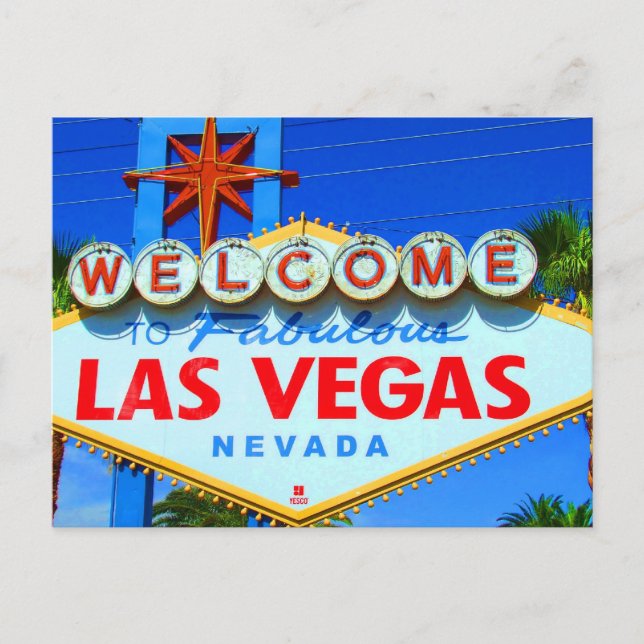 Las Vegas Postcard Postkarte (Vorderseite)