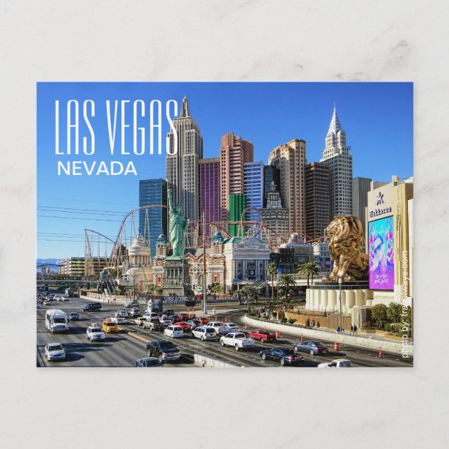 Las Vegas Postcard Postkarte (Vorderseite)