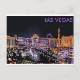 Las Vegas Postcard Postkarte