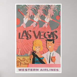Las Vegas Poster Art Nevada Reise Druck Retro