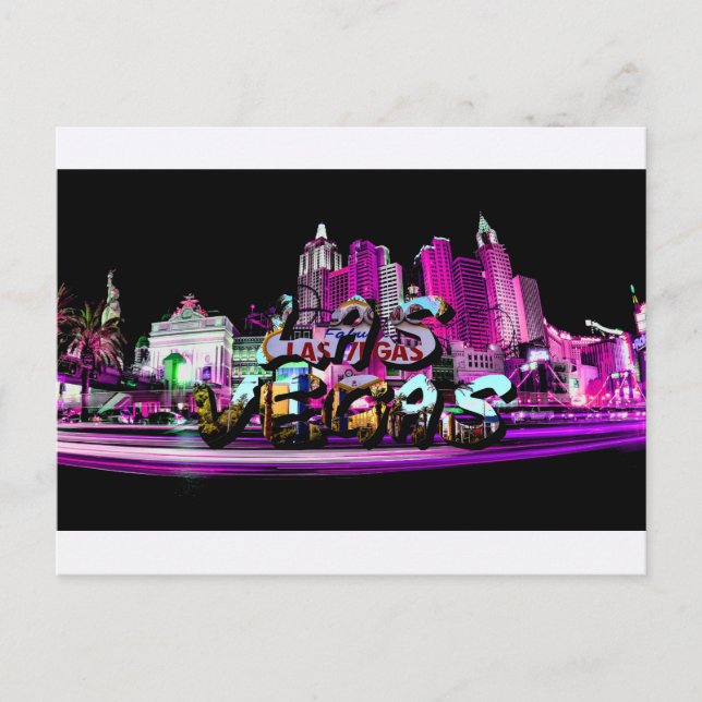 Las Vegas Postkarte (Vorderseite)