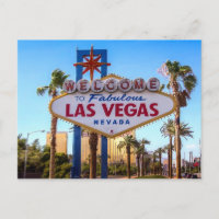 Las Vegas Postkarte