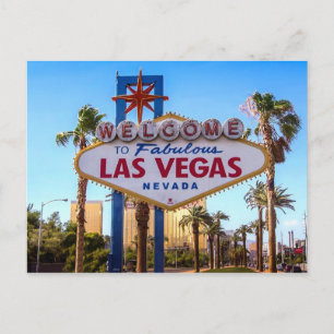Las Vegas Postkarte