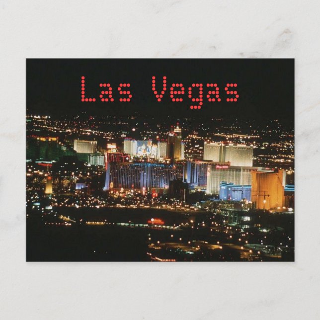 Las Vegas-Postkarte Postkarte (Vorderseite)