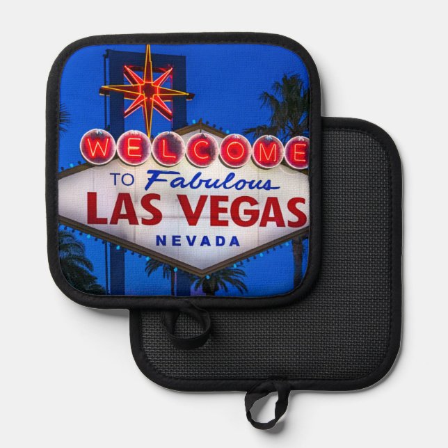 Las Vegas Pot Holder Topflappen (Vorderseite/Rückseite)