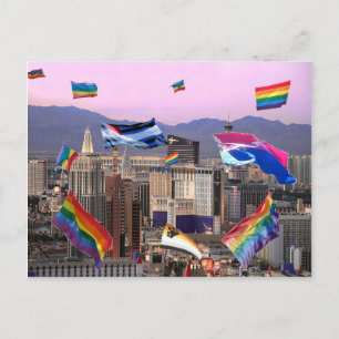 Las Vegas Pride Postkarte