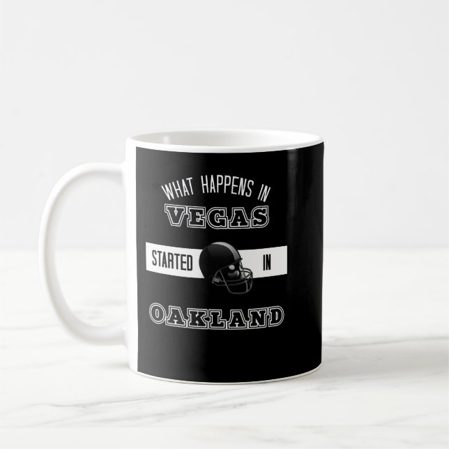 Las Vegas Raiders Crewneck Sweatshirt, Was passier Kaffeetasse (Links)