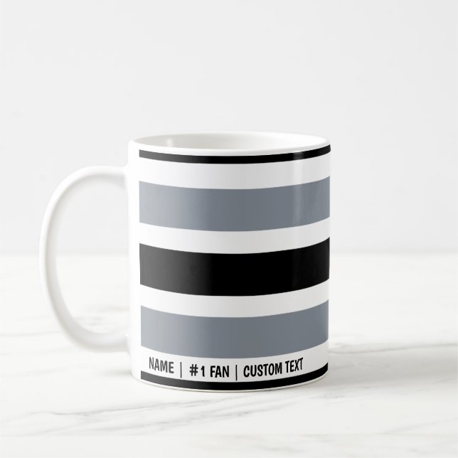 Las Vegas Raiders Minimalistisch Colour Bars Coffe Kaffeetasse (Links)