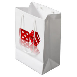 Las Vegas Red Dice Mittlere Geschenktüte