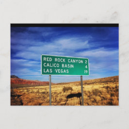 Las Vegas Red Rock Canyon Postcard Postkarte