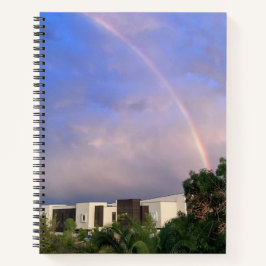 Las Vegas Regenbogen nach dem Sturm Notizbuch