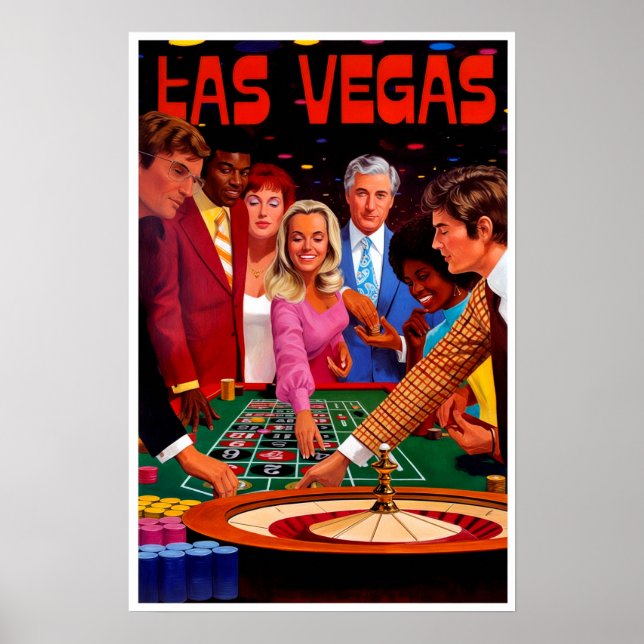 Las Vegas Reiseplakat Poster (Vorne)