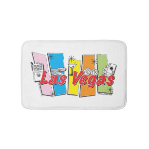 Las Vegas Retro Badematte