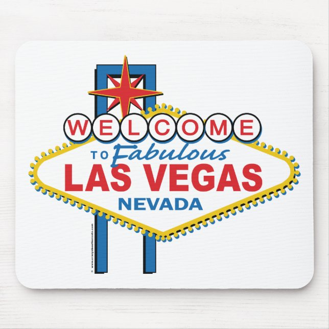 Las Vegas Retro Sign Mousepad (Vorne)