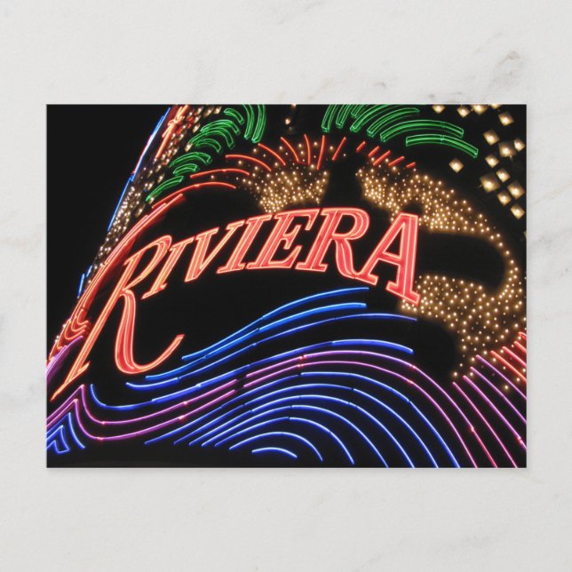 Las Vegas Riviera Postcard Postkarte (Vorderseite)