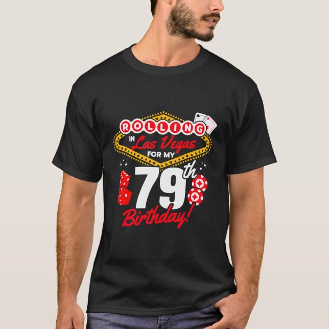 Las Vegas Rolling in Vegas Vegas 79. T-Shirt (Vorderseite)