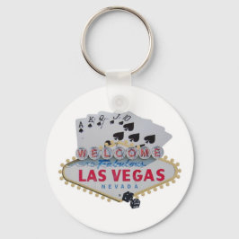 Las Vegas Royal Flush Schlüsselanhänger mit Set Wü